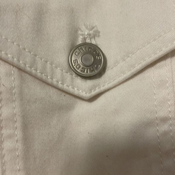 CHICOs Perfect Stretch white jacket size CHICO 2 (see measurement) - Picture 3 of 6